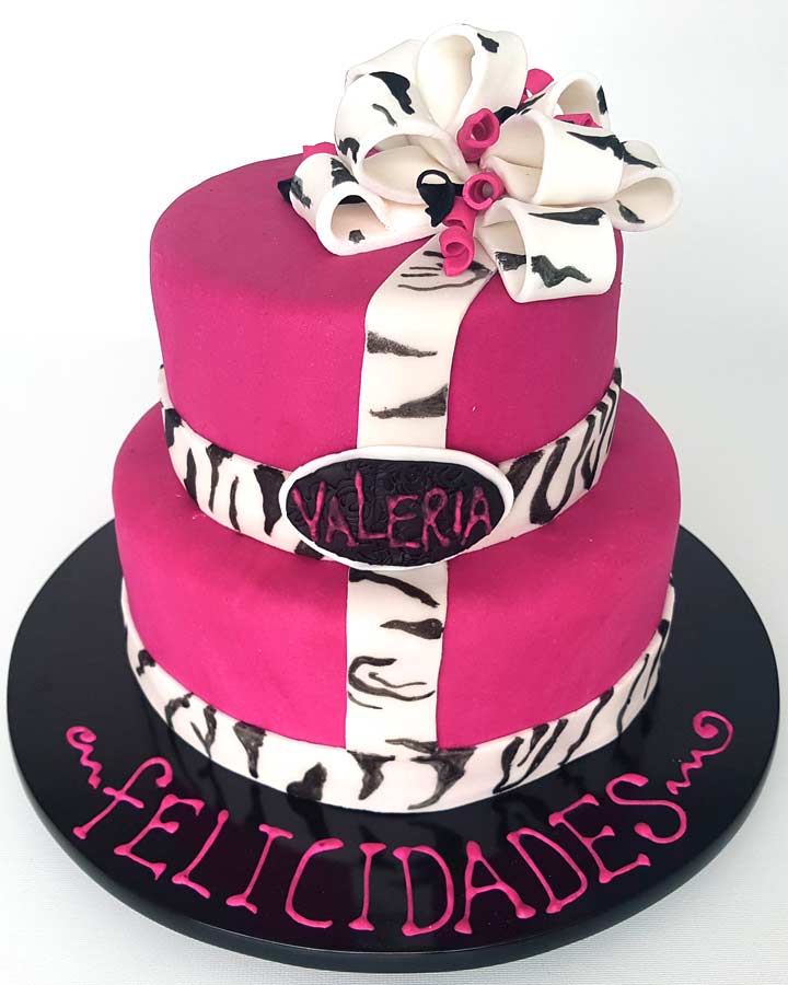 Torta Animal Print Vintage Elegante –  Bogotá – Tortas  temáticas, decoradas para cumpleaños a domicilio