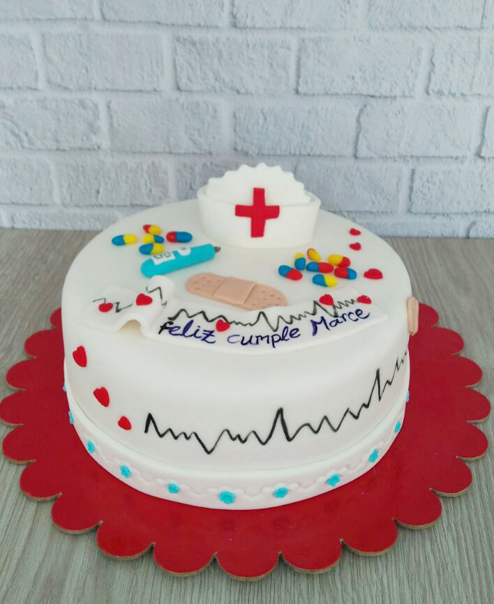 Torta Enfermera –  Bogotá – Tortas temáticas, decoradas para  cumpleaños a domicilio