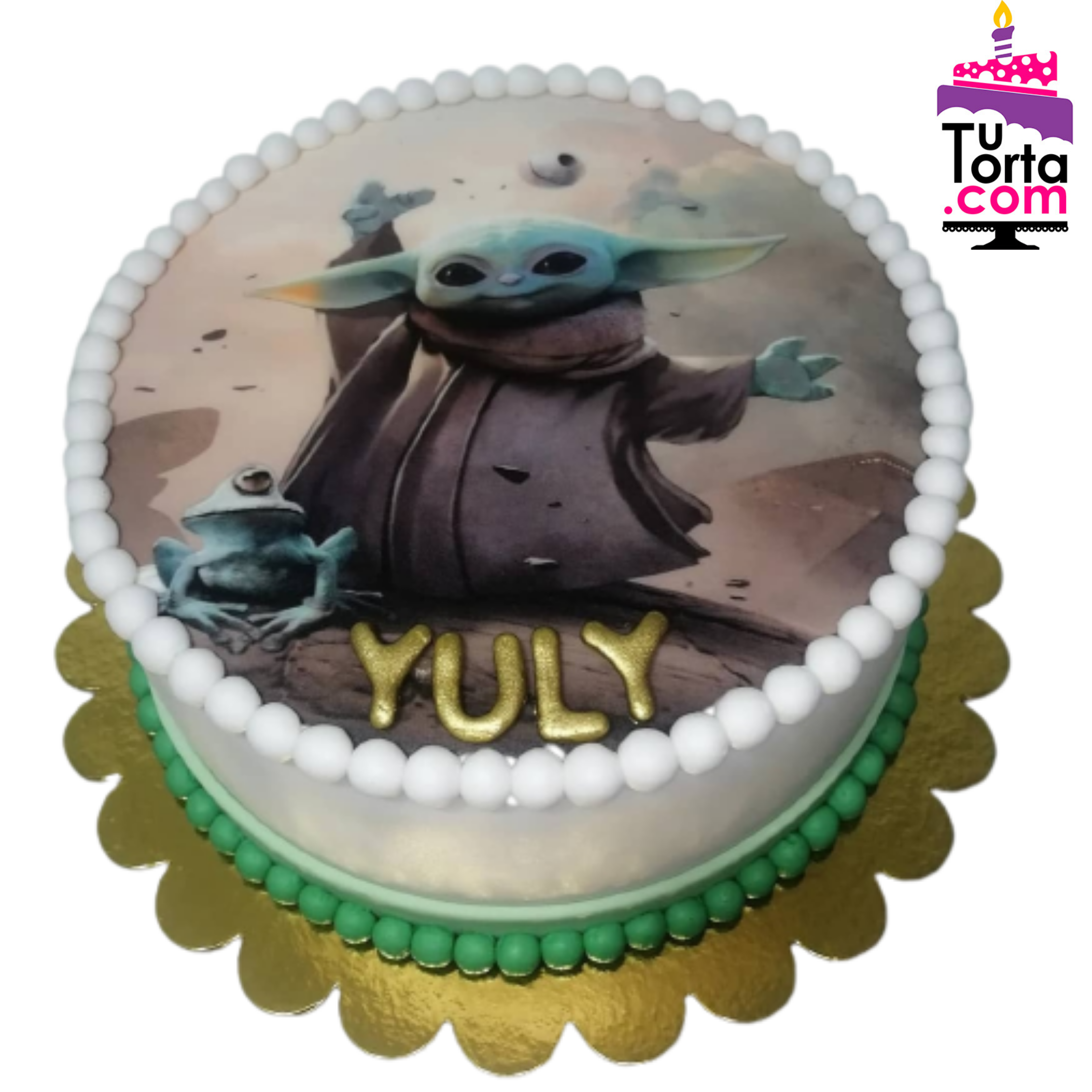 Torta Baby Yoda –  Bogotá – Tortas temáticas, decoradas para  cumpleaños a domicilio